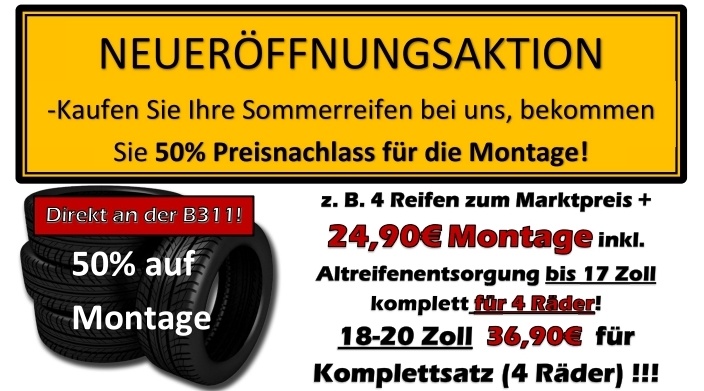 Neueröffnungsaktion
